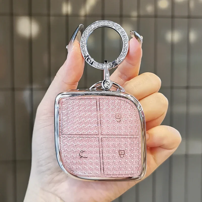 مناسبة لـ Lynk & Co 08 keycase 23 جديد غطاء المفاتيح keyshell المفاتيح الخاصة الجديدة الطاقة مركبة قذيفة مشبك تألق مفتاح السيارة Ca