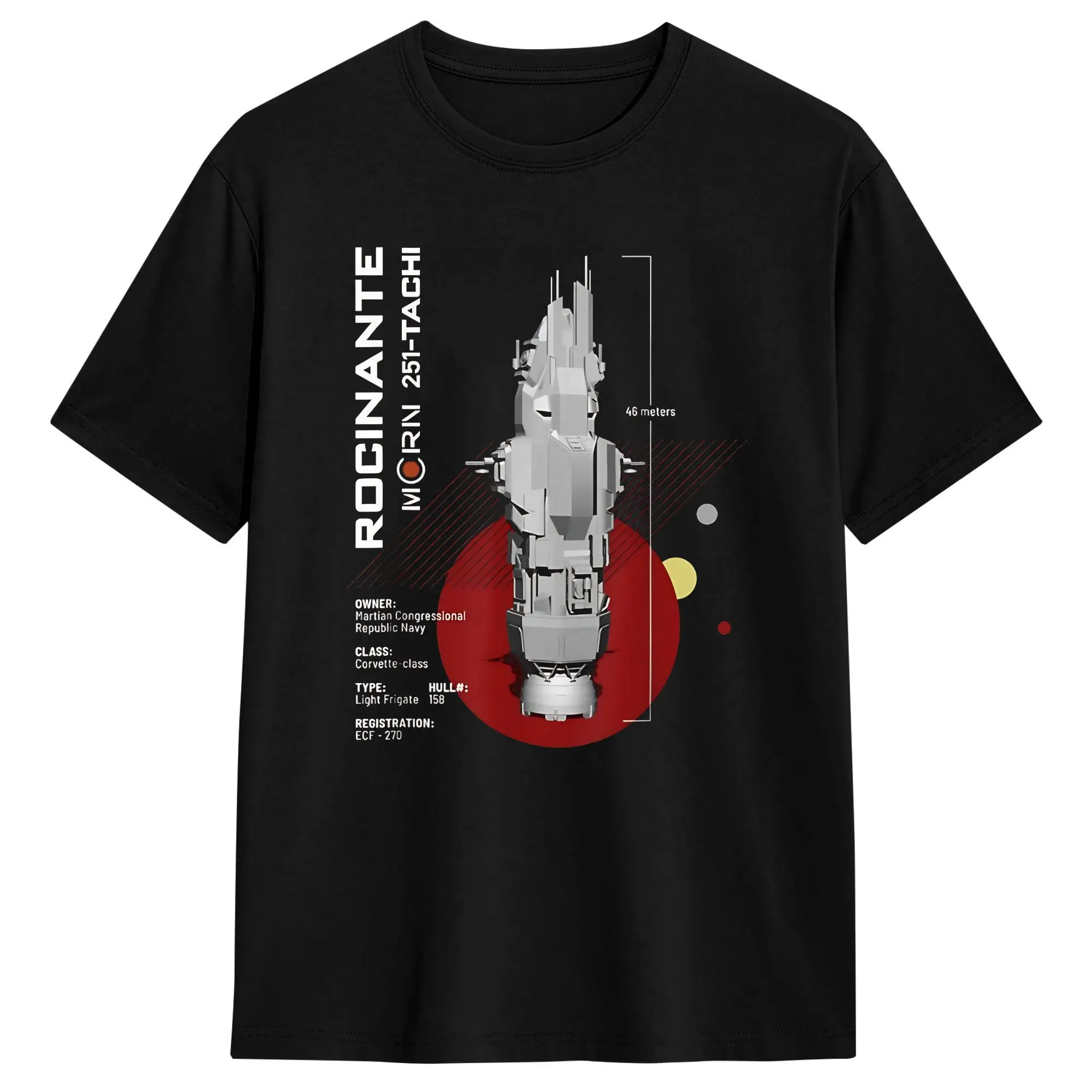 The Expanse MCORN Rocinante T-Shirt Men's  Street Style T-Shirts Summer O Neck Harajuku Tee Shirt Casual Oversized Clothes