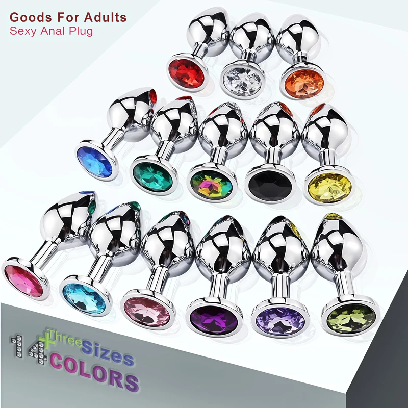 3 Sizes Metal Anal Plug Intimate Toys Masturbators Extende Massage But Dilator Sex Shop Goods For Adults Dildo Exotic Accessorie 6