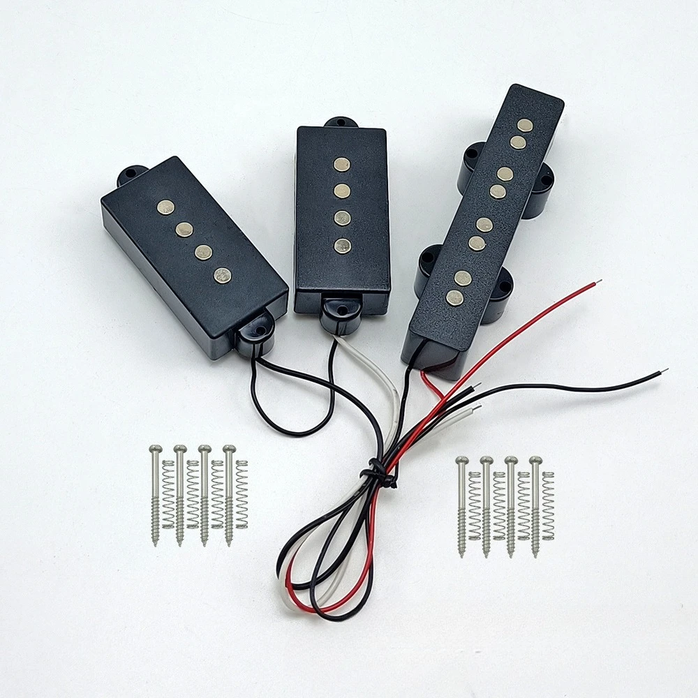 

Звукосниматели PB Bass + JB для четырехструнной бас-гитары, открытые и закрытые, для электрогитары и бас-гитары.