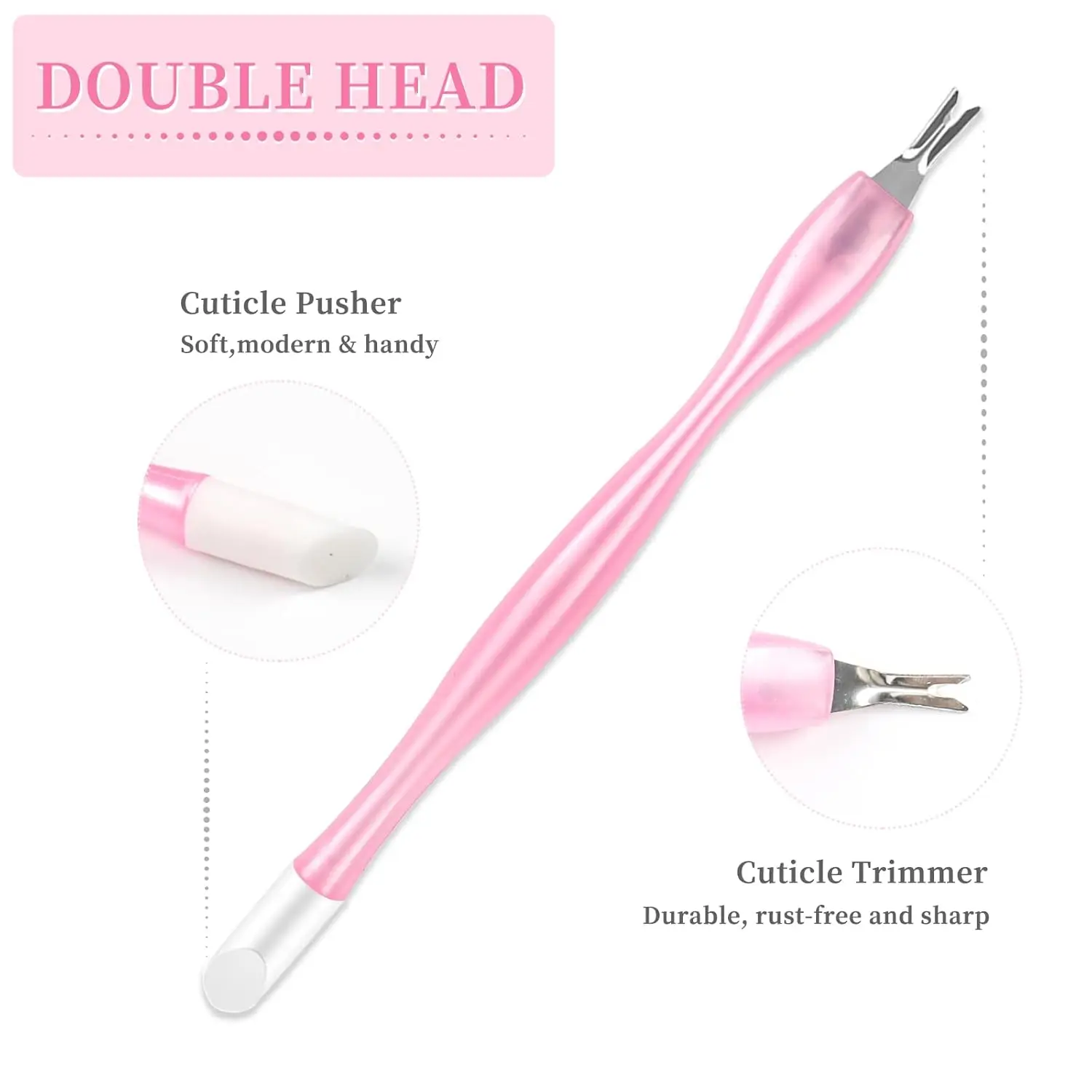 5Pcs/10Pcs Ways Manicure Nail Cuticle UV Gel Polish Pusher Remover Trimmer Stainless Steel Pedicure Dead Skin Cuticle Care Tools