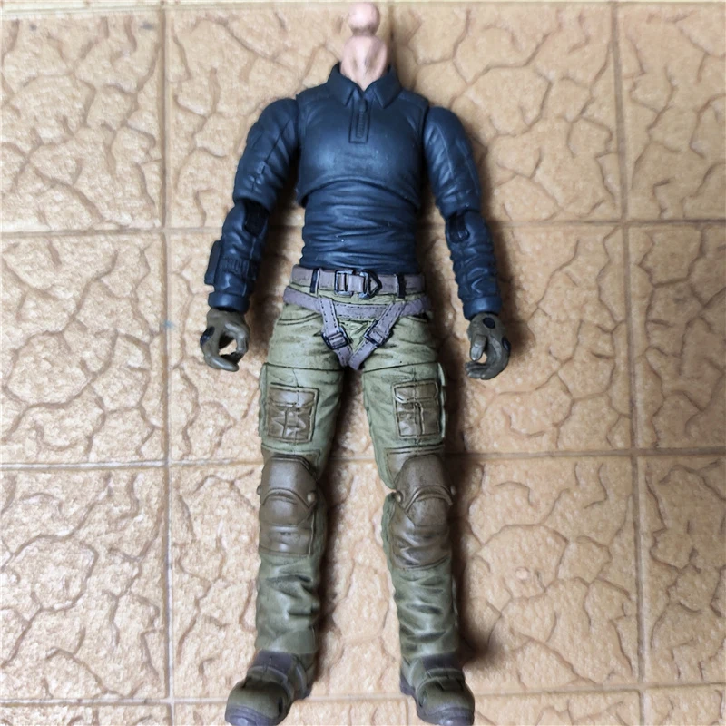 1:18 Scale Soldier Plain Body Top Pants Model Suitable For 3.75 Inch Moving Doll Model Display Gift Souvenirs Static Decoration