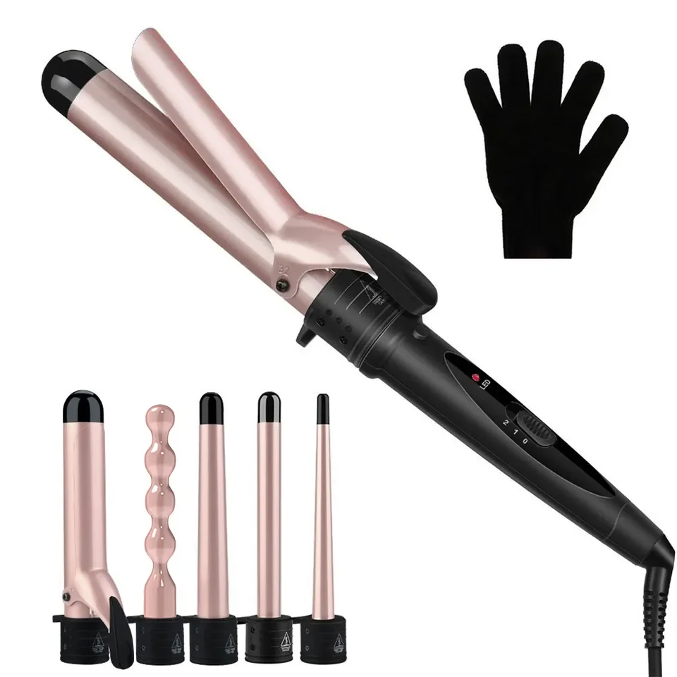 Professional Salon Hair Curler Fast Styling Rolls Curling Iron Wands Factory Hot Ceramic Barrel Electric Hair Curling Wand