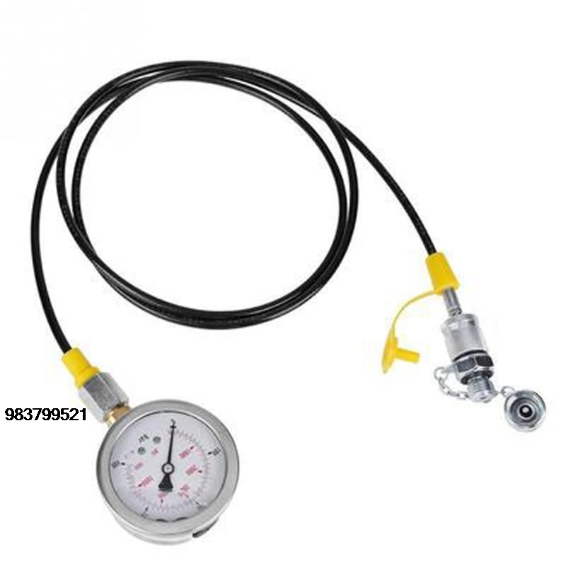 

Good Price NEW Hydraulic Pressure Guage Excavator Hydraulic Pressure Test Kit With Testing Hose Coupling And Gauge Tools