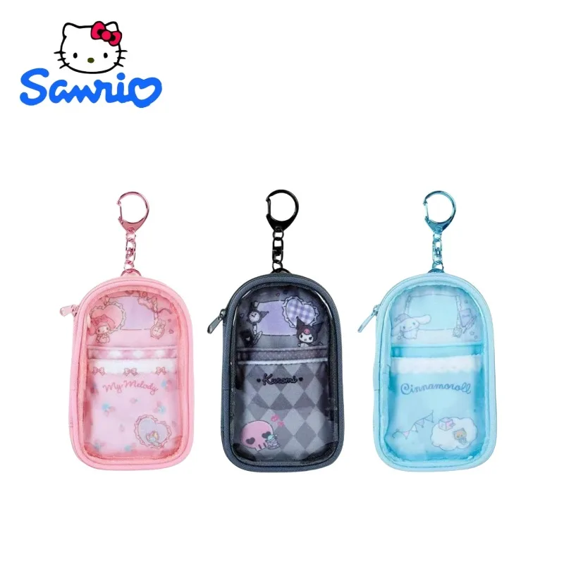 Sanrio animation peripherals Kuromi My melody Cinnamoroll cartoon kawaii crib bag storage bag key pendant accessories gift