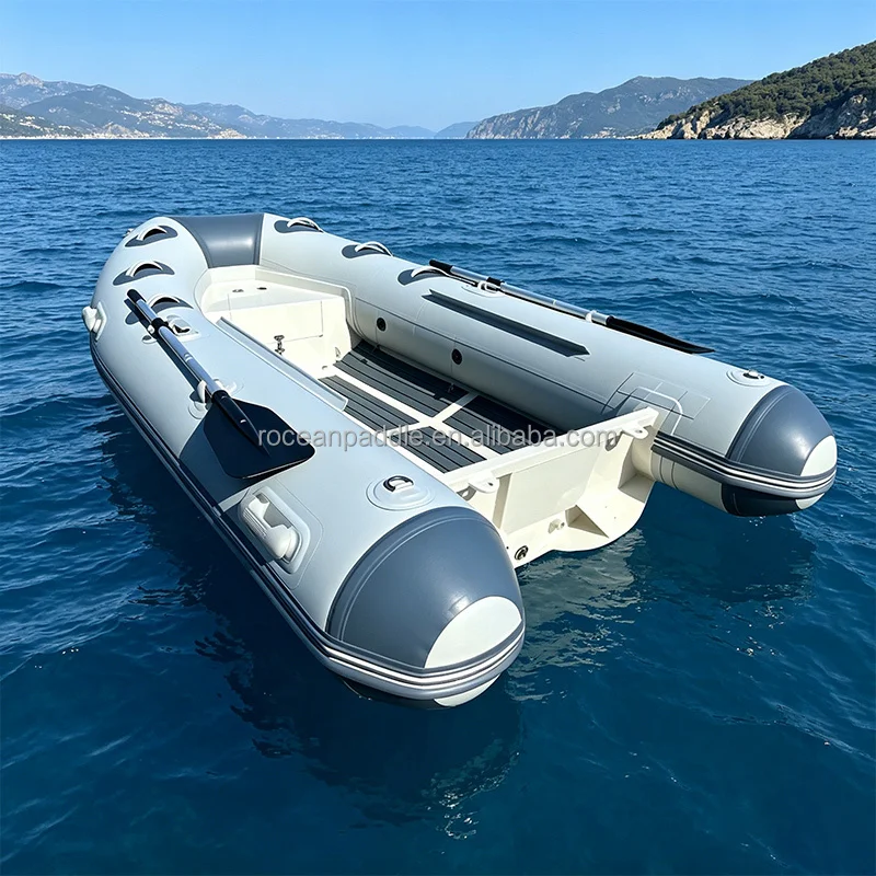 Factory CE Hypalon Or PVC Rib Boat 310 360 390 Inflatable Aluminum Hull Small Rib Tenders For Family Fun