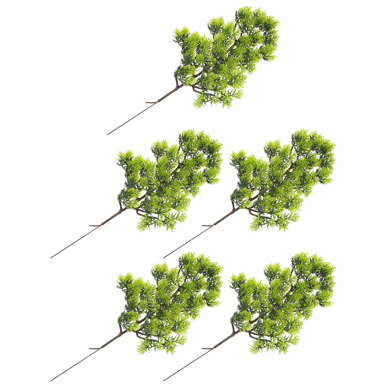 5 قطعة إبر الصنوبر الأخضر وهمية الخضرة يختار عالية محاكاة شجرة عيد الميلاد ديكور عيد الميلاد لوازم الحفلات إكليل ديكور المنزل