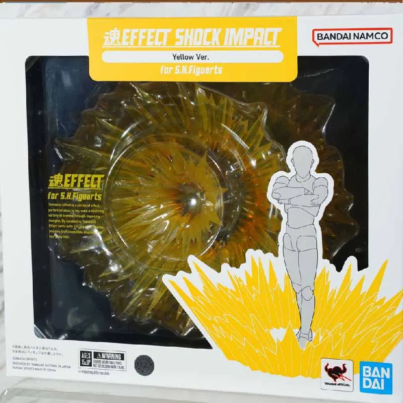 Bandai original shf efeito choque impacto acessório figura de ação brinquedos para meninos/meninas/crianças/presente de natal