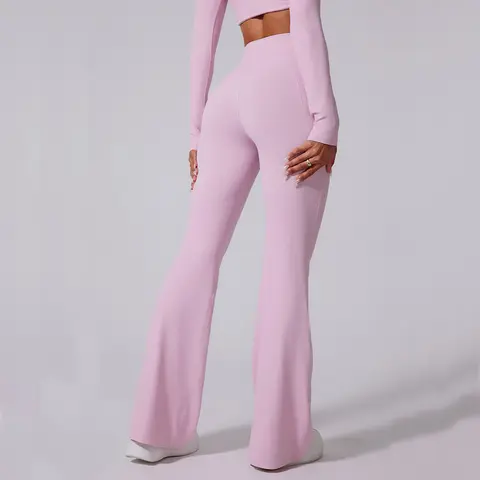 8 best sales utsvängda yogabyxor - №8