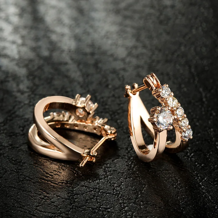 S925 Sterling Silver Pendant Earrings Simple Small Exquisite Stud Earrings Clip On Ear Buckles Feminine