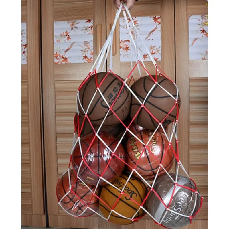 حقيبة تخزين أفورد 15-20 لكرة القدم وكرة السلة، سحب الحبل الشبكي، كيس الكرة، شبكة حمل لفريق كرة السلة/التدريب المدرسي