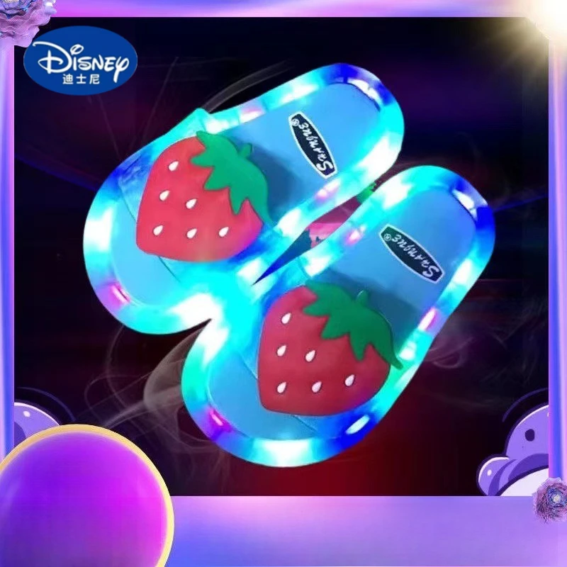 

Disney 2025 Light-Up Slippers | Glowing Cartoon Slides for Women & Men, Anti-Slip Outdoor Shoes with Flash Lights