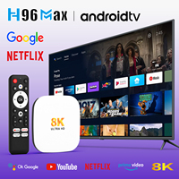 H96Max RK3528 M2 Plus TV Box 8K Android 14 Quad Core 2.4/5G WiFi 6 Smart TV USB2.0 Smart Home 4K HDR Voice Control Androidtv 4K