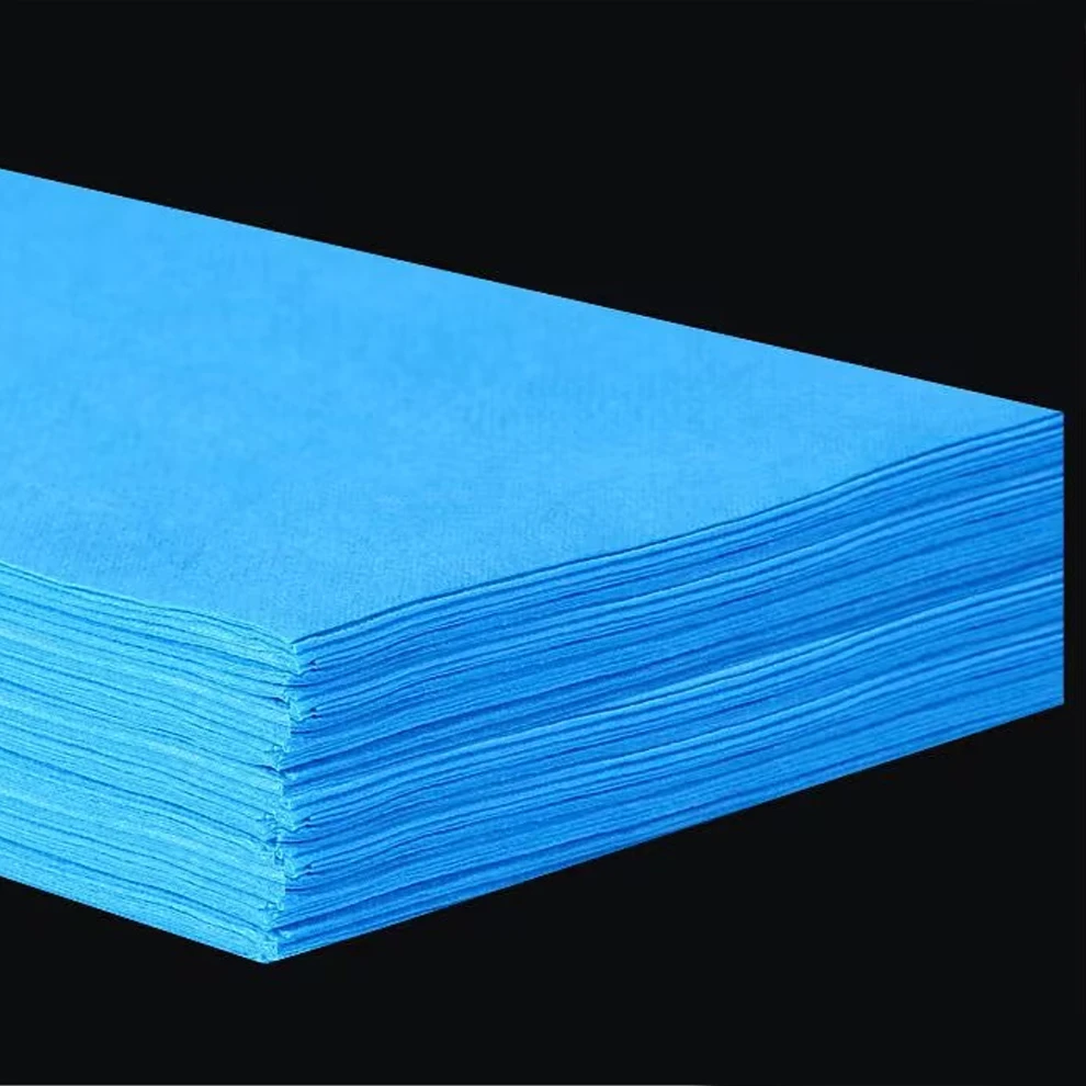 40pcs Disposable Surgical Drapes Surgical Sheet Blue Surgical Towel Non-woven Sterile Sheet 50*60cm Waterproof Travel Mat