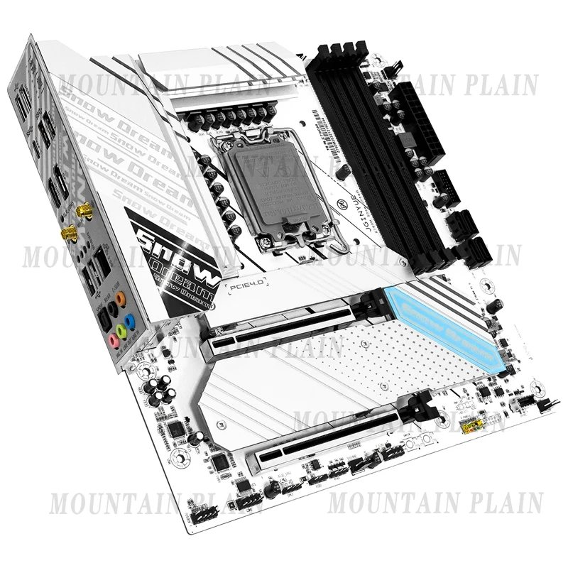 Z790M Snow Dream White Main Board RGB Computer 1700 Needle 12th Generation 13th Generation CPU