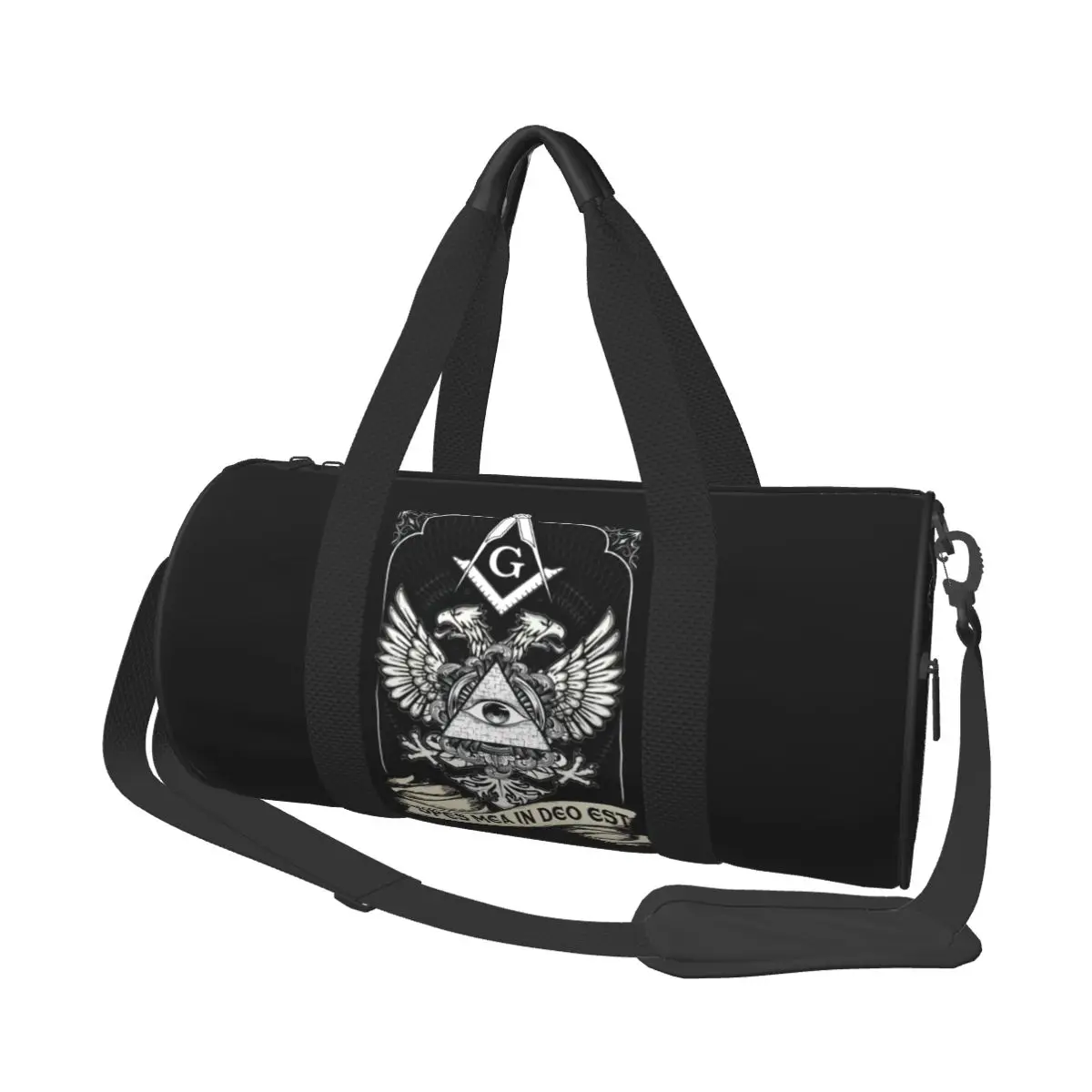 Borsa da palestra con logo massone Bussola Mason Borse sportive impermeabili con scarpe Borsa da allenamento con design grafico Borsa fitness per coppia