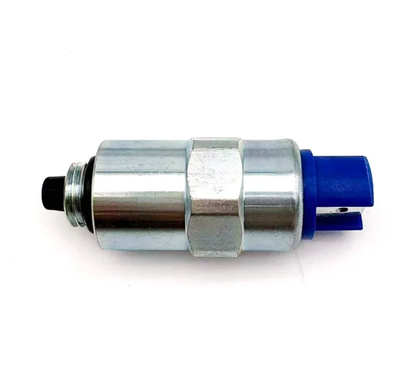 10PCS 12V Fuel Cutoff Injection Solenoid E.S.O.S 17/105201 17-105201 17105201 for JCB Loader Backhoe 2CX 3CX 1400B 1550B 1600B