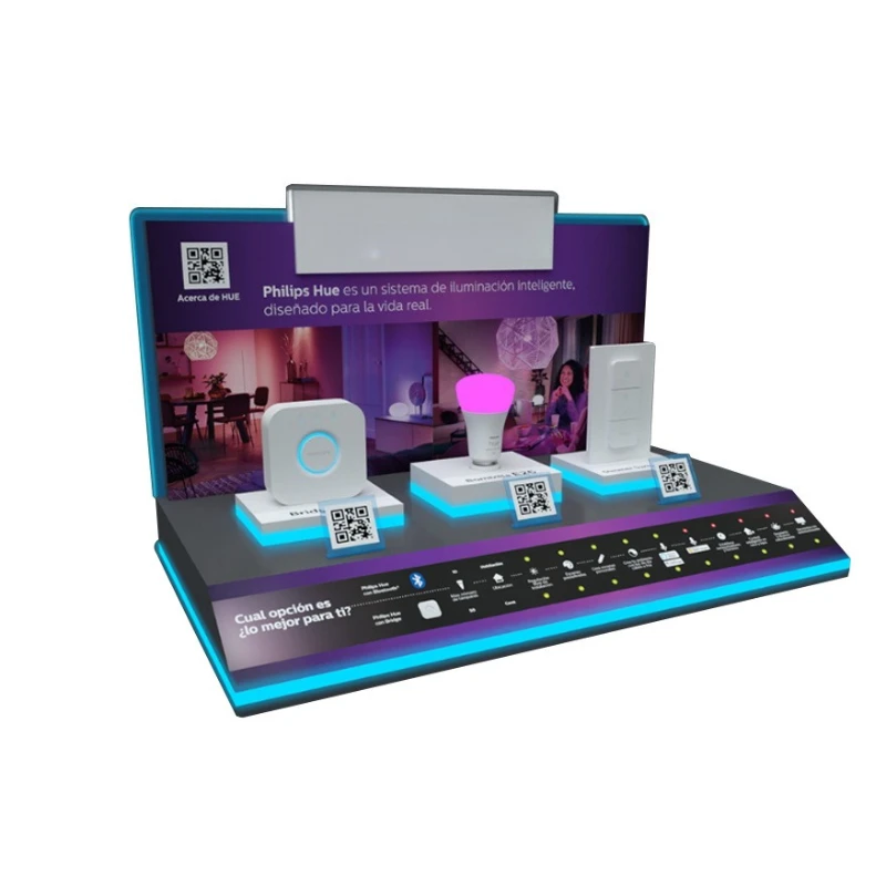 

Smart home, display stand acrylic, display stand controller, sensor light bulb