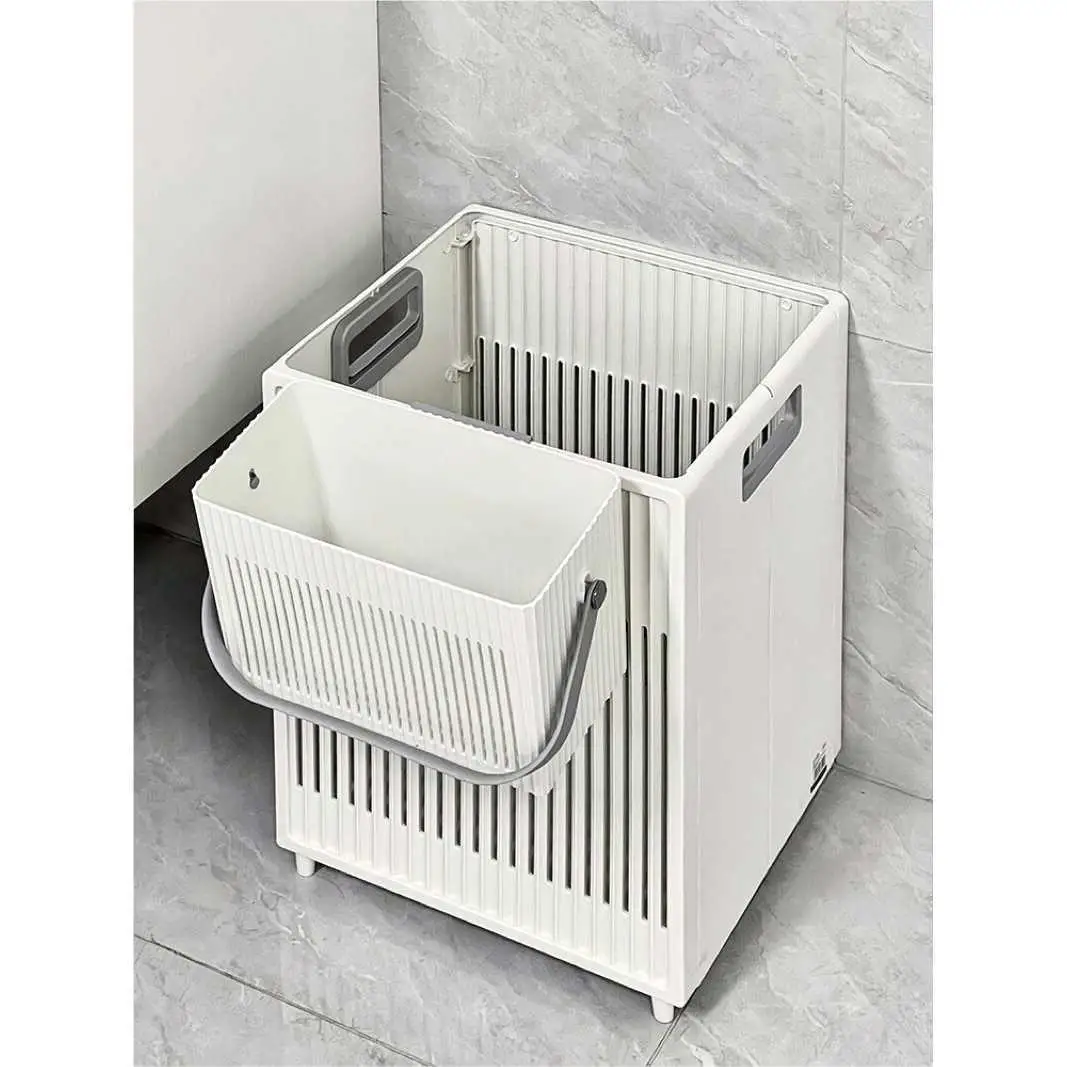 

Настенная корзина для белья большой вместимости, складная, для ванной комнаты, для домашнего использования