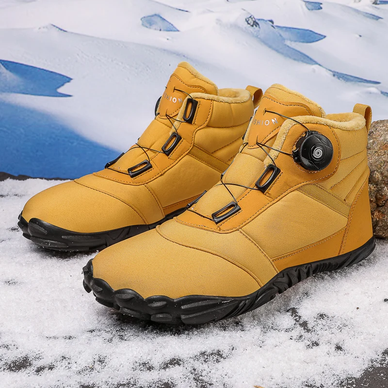 

Winter Snow Boots Running Sneakers Non Slip Casual Barefoot Shoes Waterproof High Top for Travel Climbing Hiking Boots Zapatos