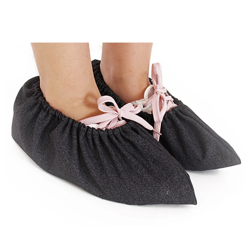

Elastic Non Shoe Covers Floor Mop Socks Dust Cleaning Shoes Thickened Design For Office Home Dorm Living Room Shoe Covers