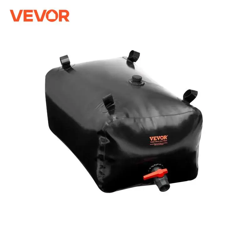 VEVOR 240L/63.4 Gallon Water Storage Bladder Portable RV Water Tank 1000D PVC Water Storage Bag Water Bladder Fire Prevention