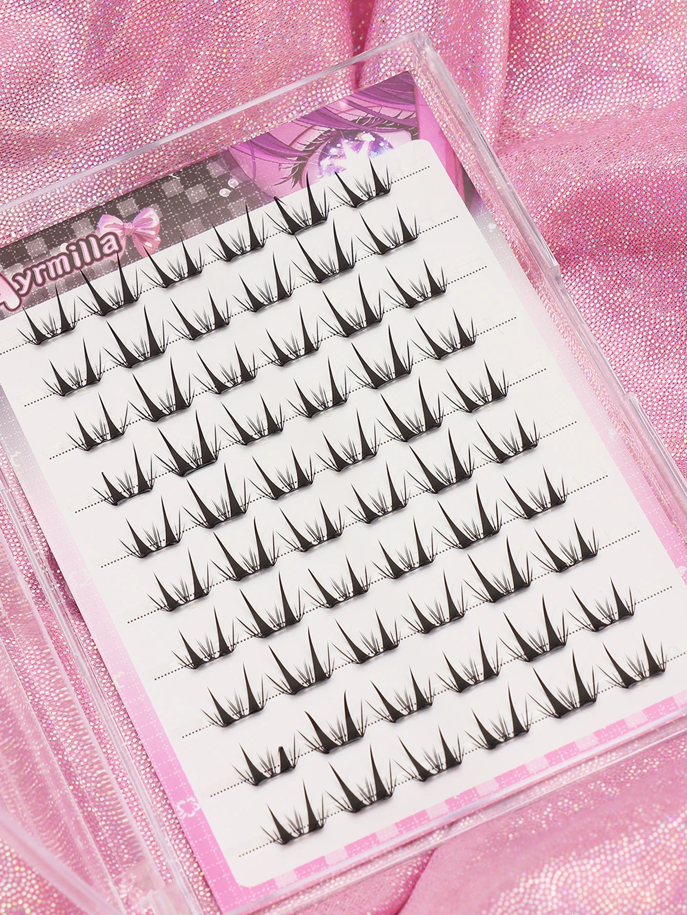 10 pairs of fake eyelashes without glue, easy to reuse, travel essential, thick and fluffy, easy makeup, long-lasting makeup, ea