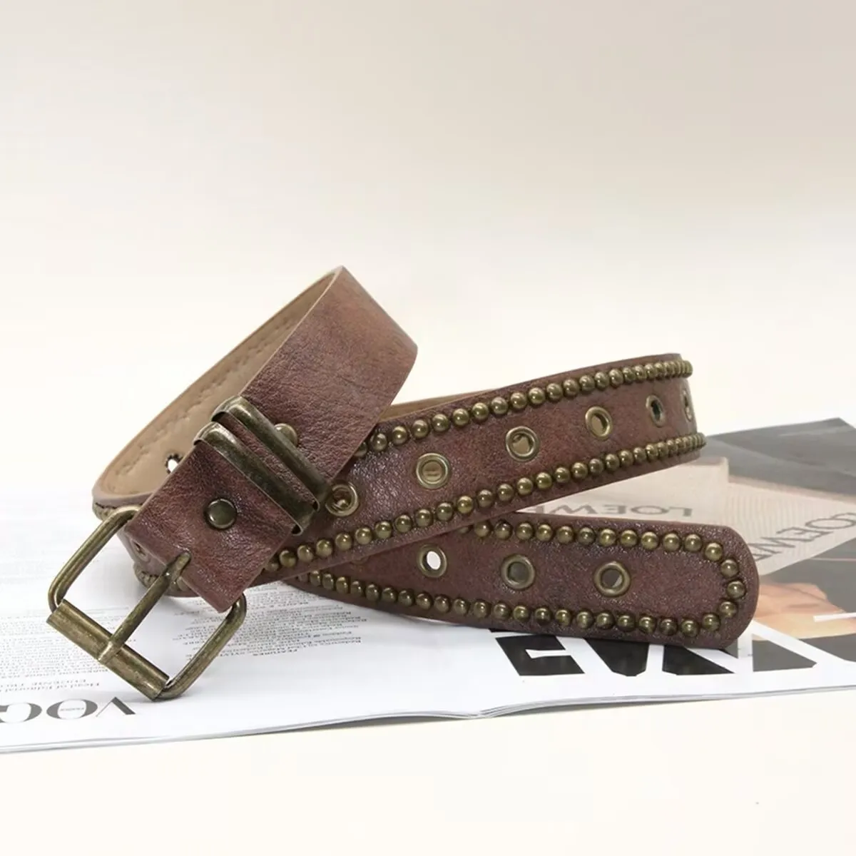 

Женские ремни, новый ремень из искусственной кожи с золотой пряжкой в стиле панк, платье для девочек, джинсовые брюки, поясные ремни для женщин, роскошный дизайнерский брендовый ремень