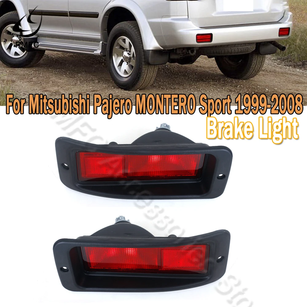 Lampa tylna PMFC Światło przeciwmgielne Akcesoria samochodowe Światło odblaskowe tylnego zderzaka Do Mitsubishi Pajero MONTERO Sport 1999 2000