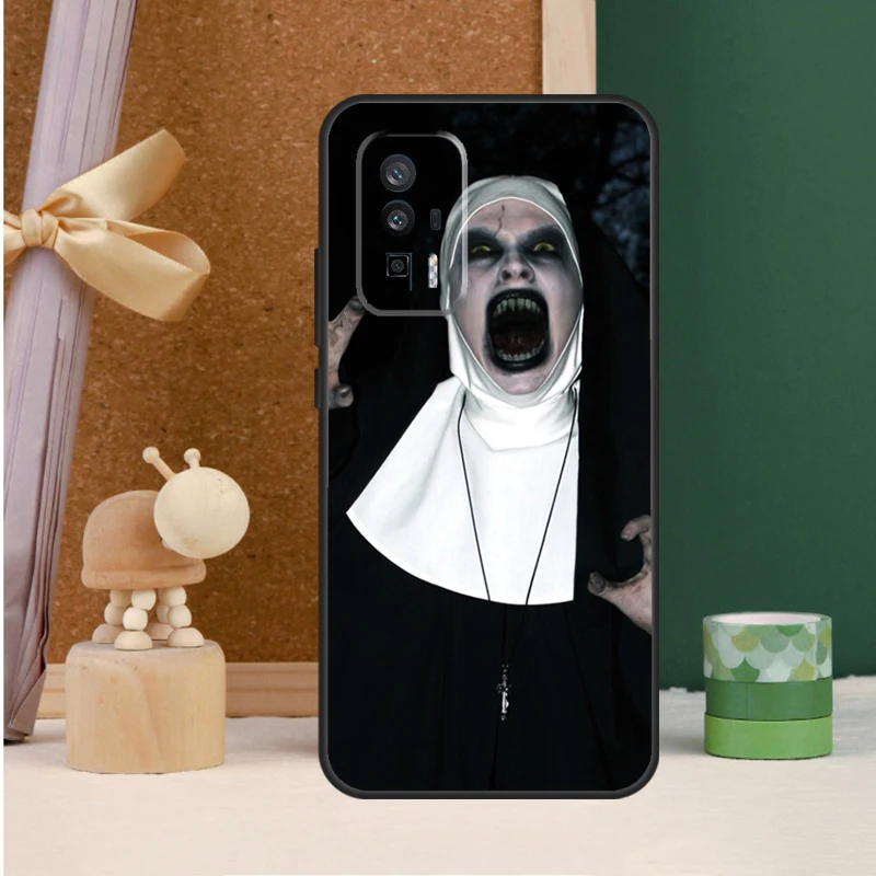 The Nun Valak Horror Case For POCO X6 Pro X3 X4 X5 M6 Pro F5 F3 M5s Xiaomi 13T Pro 11T 12T 12 13 14 Ultra Cover