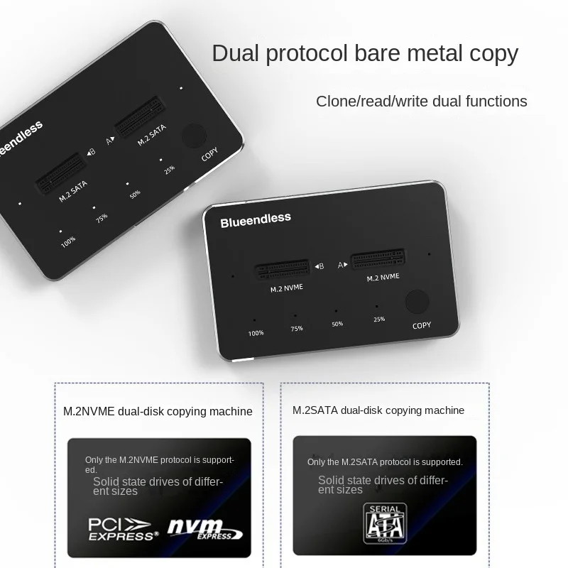 SSD 인클로저 M.2 도킹 스테이션, USB C SSD 케이스, NVME 및 NGFF HDD SSD 도킹 스테이션, 솔리드 스테이트 디스크 인클로저, M.2 SSD 케이스