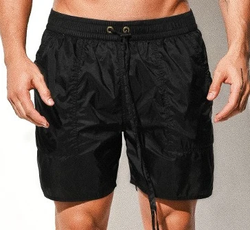 Cross-border wholesale supply Men's loose beach pants vacation travel translucent shorts B4123