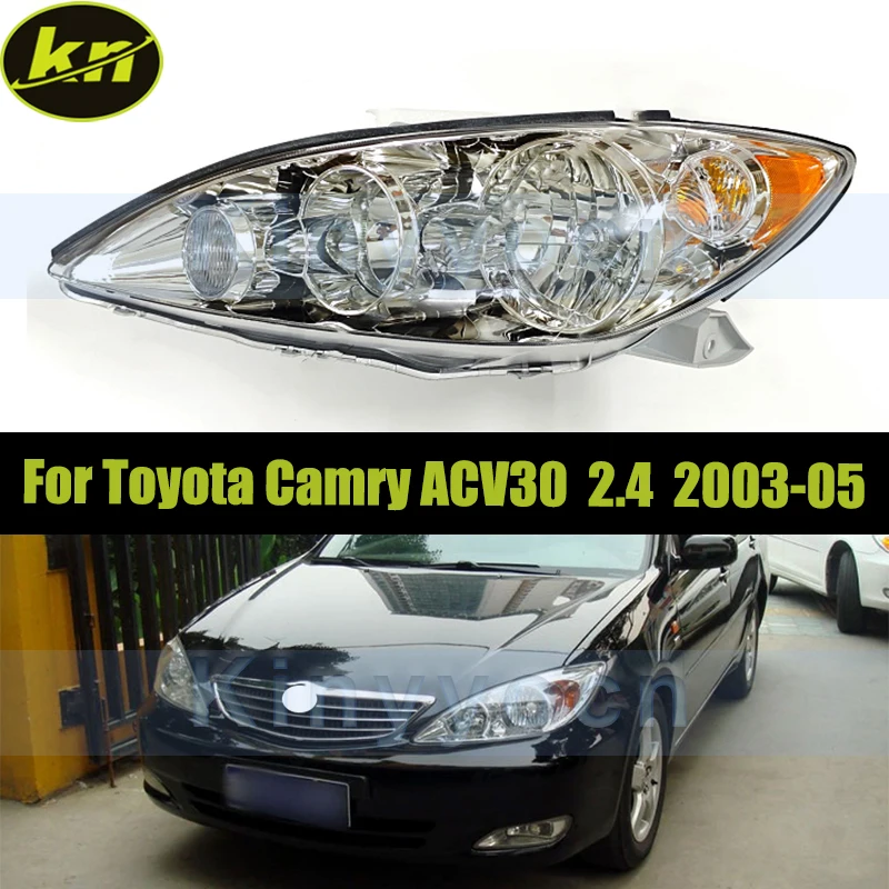 

Передний бампер автомобиля, фара для Toyota Camry ACV30 2.4 2003-2005, фара, фара