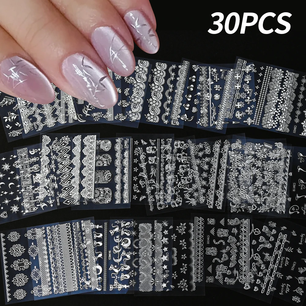 30Pcs Sliver Moon S…