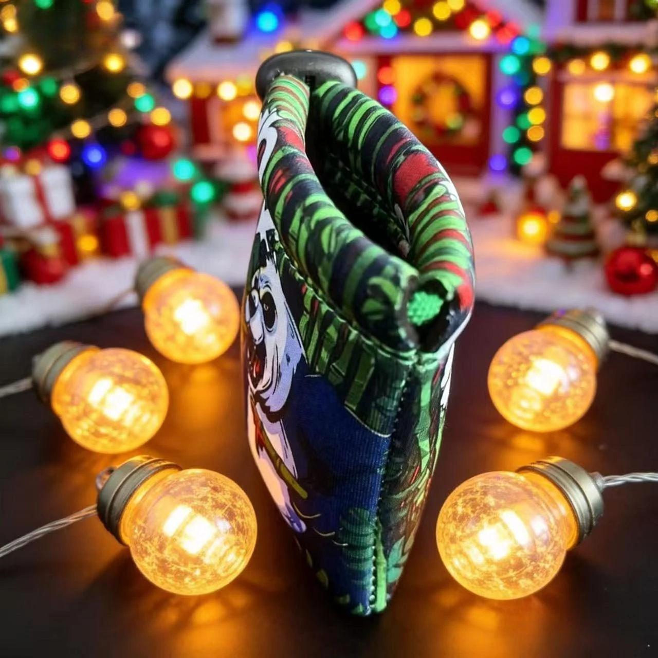 

Чехол-сумка из неопрена 3 мм для домашнего использования, водонепроницаемый, эластичный, универсальный, для хранения устройств типа AIO/Mission, с двумя отделениями для аккумуляторов 18650