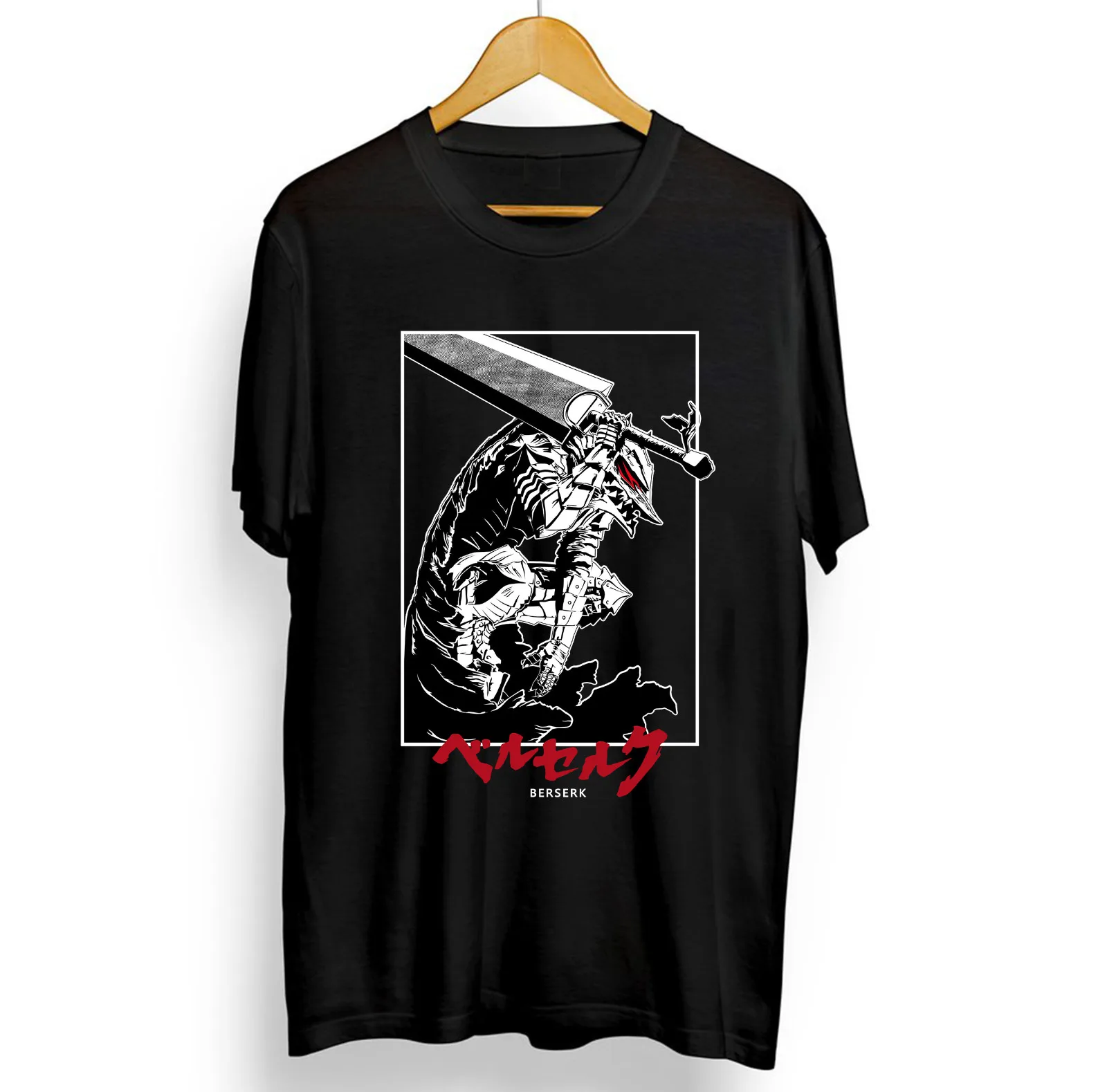 Unisex Berserk T-Shirt，Anime,Guts,cartoon portrait,Manga,berserk gift