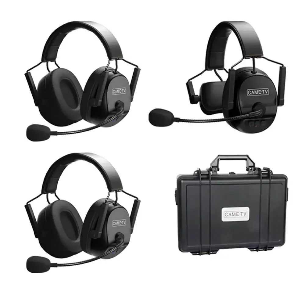 

Cametv Kuminik8 Long-range Two-way Communication Wireless Intercom Headsets With Noise-cancelling Technology