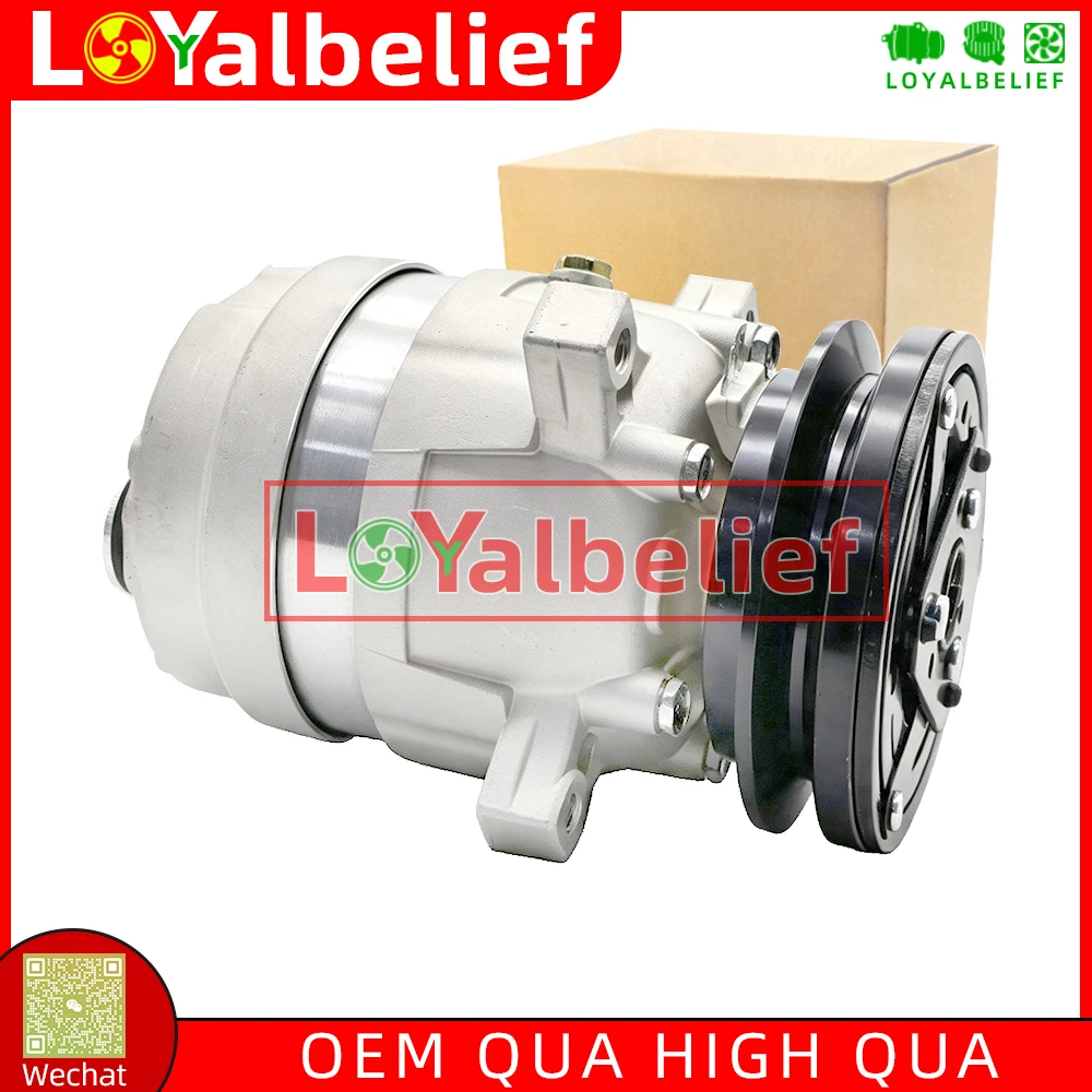 V5 AC Compressor For Mahindra 4510 5010 6010 6110 7010 Kioti DK45 DK55 DK65S TYM T1003 T903 T803 T754 5110506 16608303201