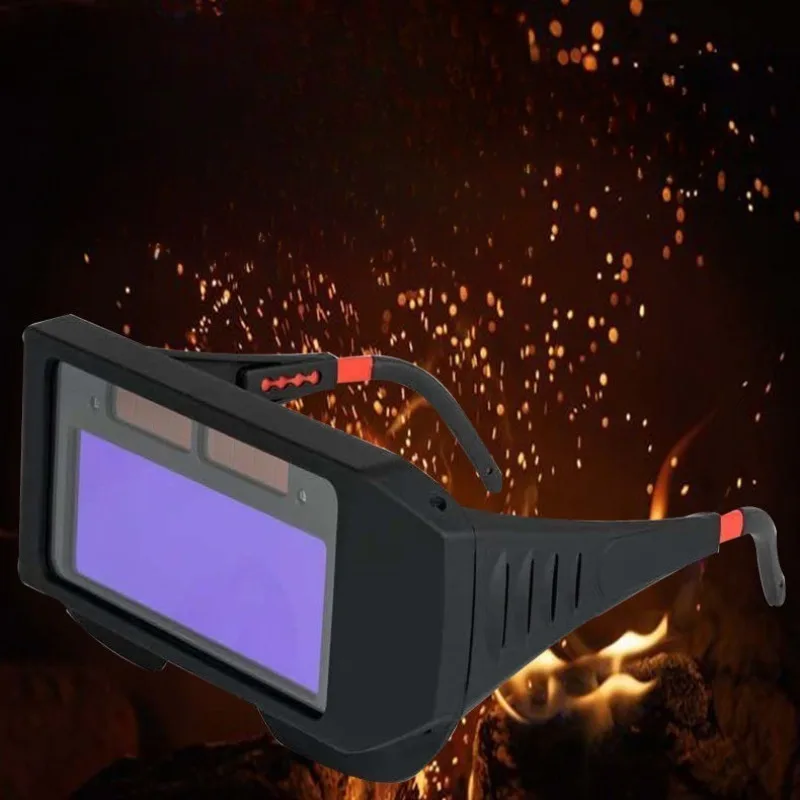 Automatic Dimming Welding Glasses Light Change Auto Darkening Anti-Eyes Shield Goggle for Welding Masks EyeGlasses Accessories