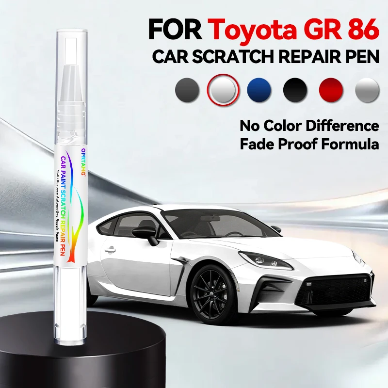 

Ручка-корректор для ремонта лакокрасочного покрытия автомобиля, для Toyota GR86 1996-2026, аксессуары для устранения царапин, белый, черный, серебристый