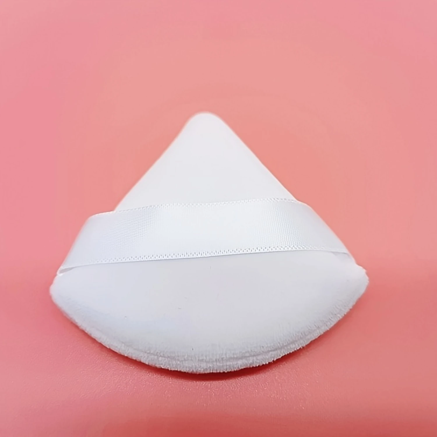 6 Pieces Powder Puff Face Soft Triangle Makeup Puff For Loose Powder Body Powder, Wedge Shape Velour Cosmetic Sponge For Contour