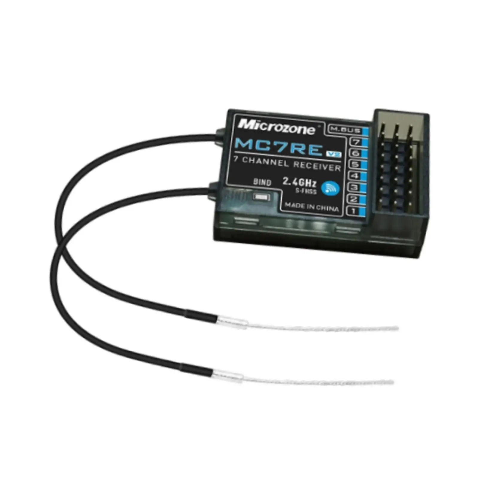 MC7RE Mini Receivers DC3.5V-7.4V Radio System 6Channel