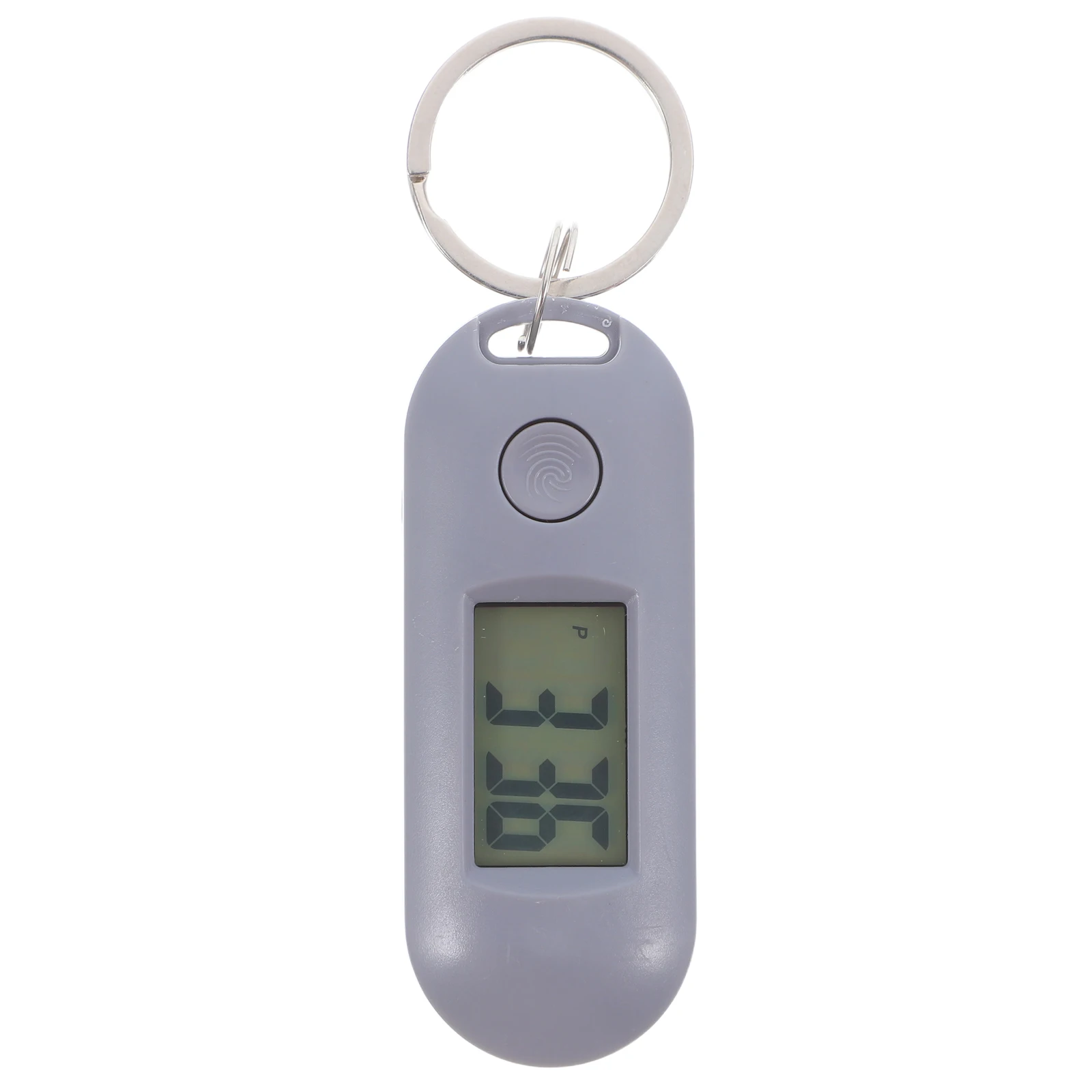 

Electronic Watch Keychain Candy Color Silent Digital Student Key Ring Alarm Clock Portable Hanging Pocket Watch