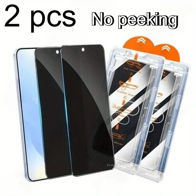 

2PCS Anti-Spy Screen Protectors for Samsung Galaxy S25 Edge Dust-free Box Easy To Install for Samsung Galaxy S25 Ultra/plus Film