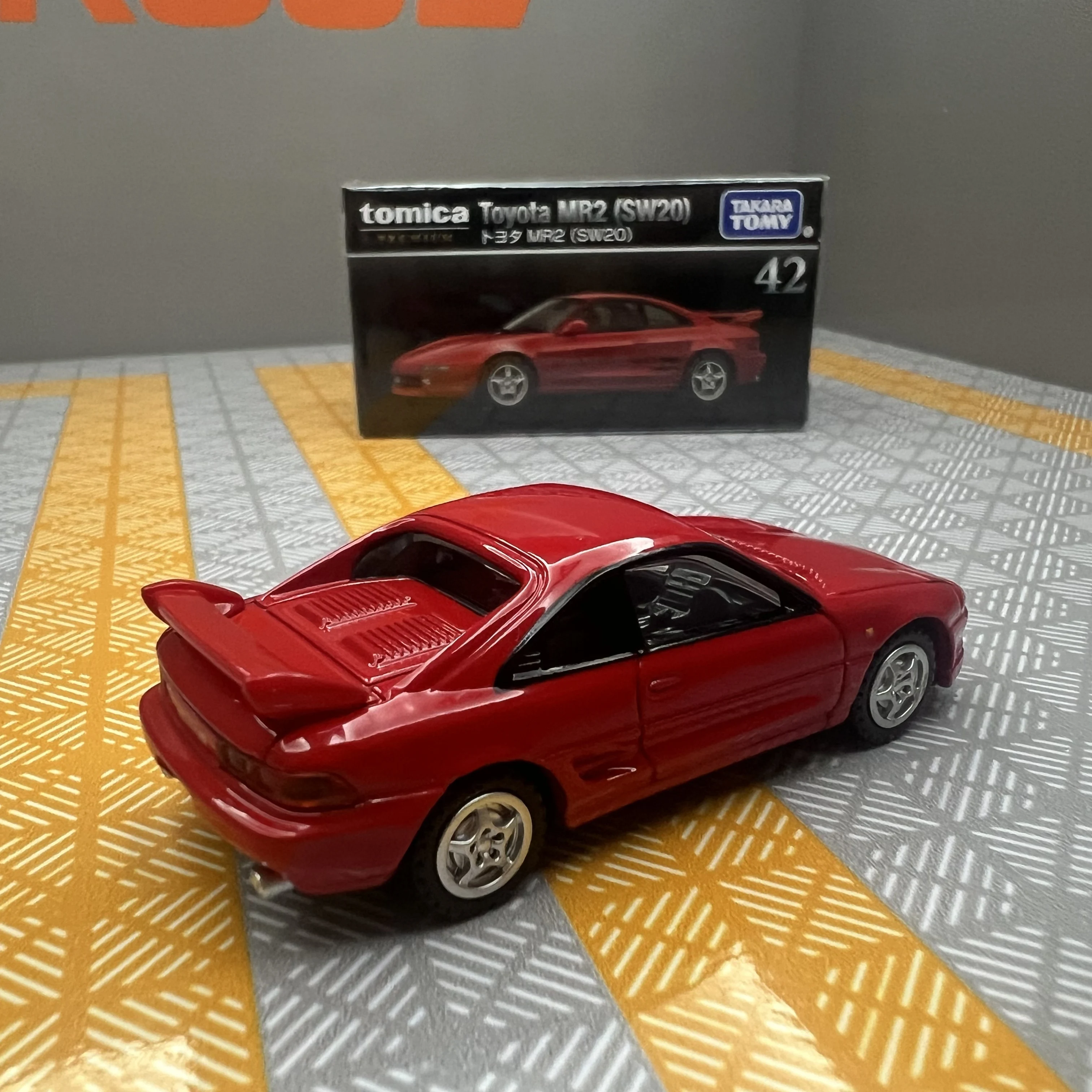 تاكارا تومي توميكا بريميوم 42 تويوتا MR2 (SW20) لعبة سيارة صغيرة ألعاب معدنية سبيكة سيارة دييكاست نموذج معدني للأطفال