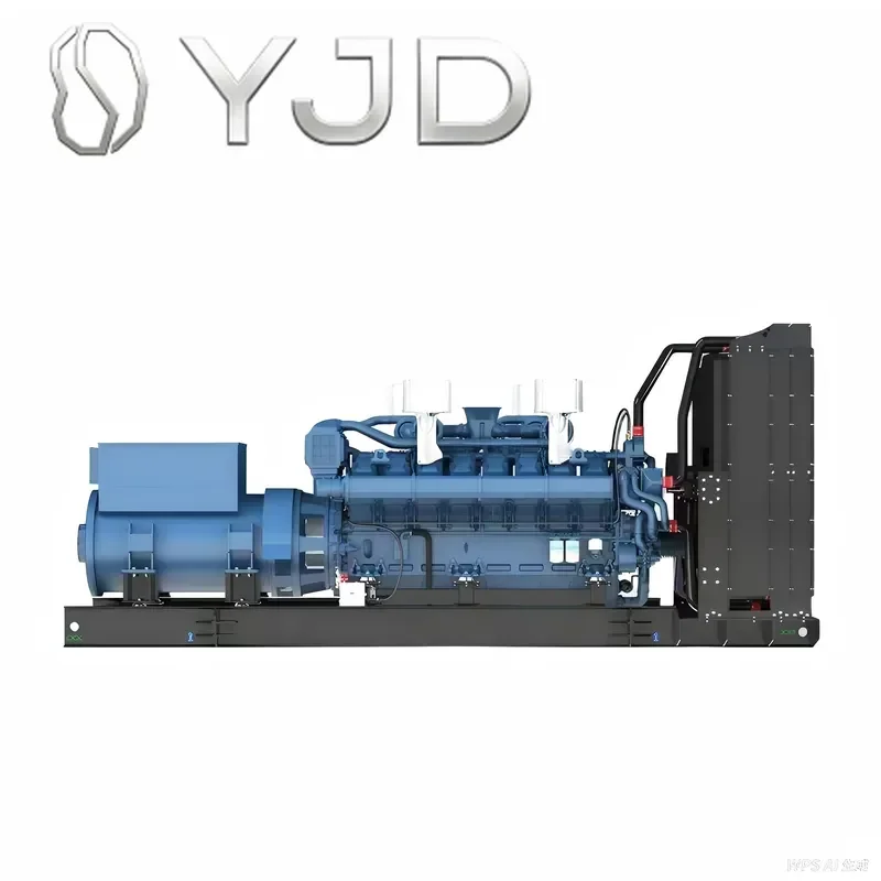 YJD Yuchai 1000kW Single Water-Cooled Diesel Generator Set All-Copper Brushless Alternator Low Noise 24V DC Electric Start ATS