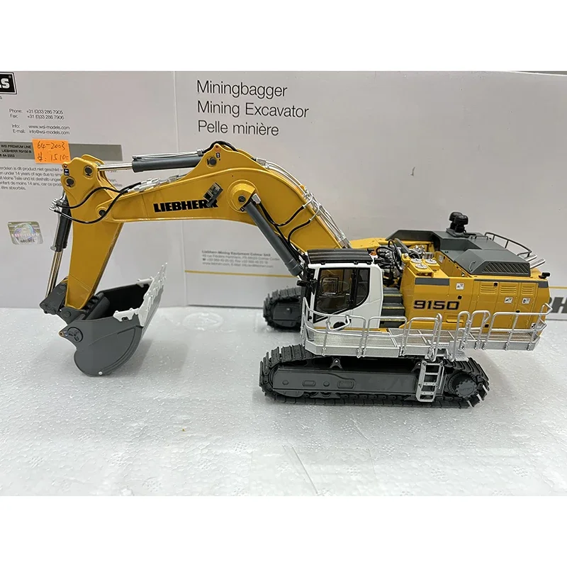 Druckguss im Maßstab 1:50, LIEBHERR R9150 B, Baggerlegierung, technisches Fahrzeugmodell 64–2003, Sammlung, Ornament, Souvenir