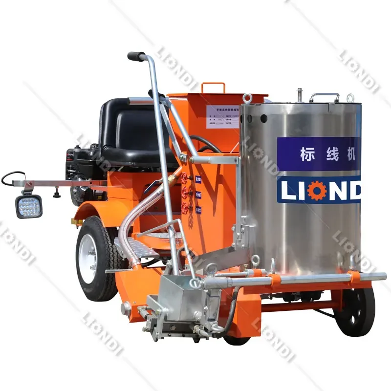 Reasonable Price Ride Traffic Line Painting Hand-push Engine Thermoplastic Road Marking Machine RM-66