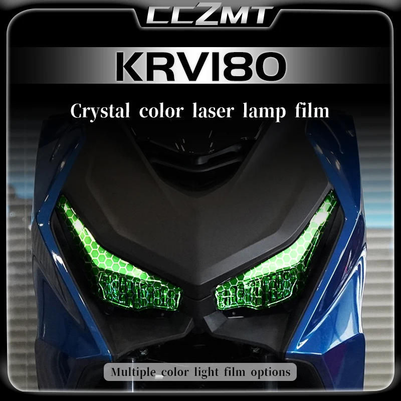 For KYMCO KRV180 headlight film tail light film honeycomb laser protection film decorative sticker accessory modification