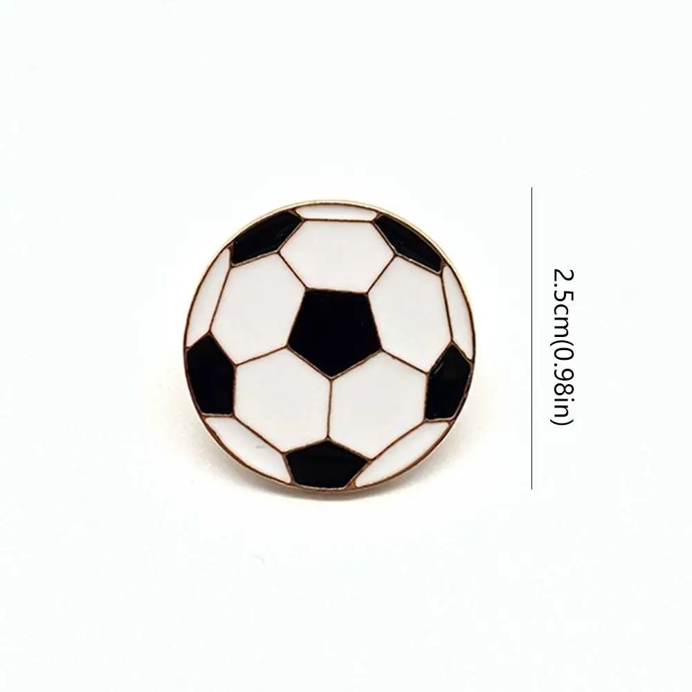 Fashion Soccer Sports Ball Enamel Pin Volleyball Lapel Badge Dripping Oil Brooch Cartoon Basketball Metal Badge Bag Clothes